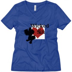 Ladies Relaxed Fit V-Neck Tee