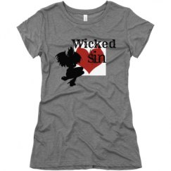 Ladies Slim Fit Super Soft Triblend Tee