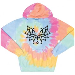 Unisex Tie-Dye Fleece Hoodie