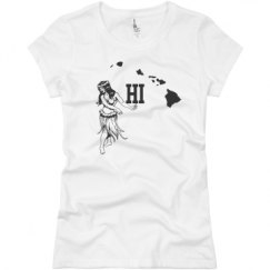 Ladies Slim Fit Basic Promo Jersey Tee