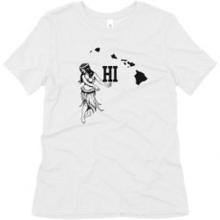 Ladies Relaxed Fit Super Soft Triblend Tee