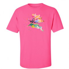 Unisex Ultra Cotton Safety Neon Crewneck Tee