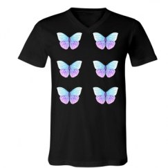 Unisex V-Neck Jersey Tee