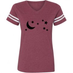 Ladies Relaxed Fit Vintage Sports Tee