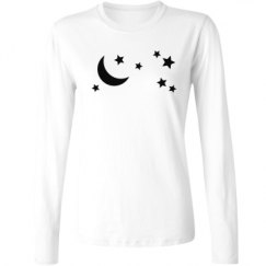 Ladies Relaxed Fit Basic Long Sleeve Tee