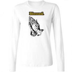 Ladies Relaxed Fit Basic Long Sleeve Tee