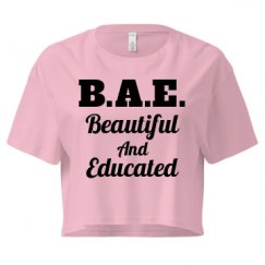 Ladies Festival Cali Crop Top Tee