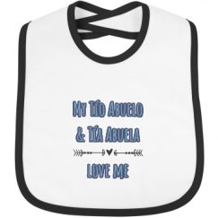 Infant Contrast Trim Bib