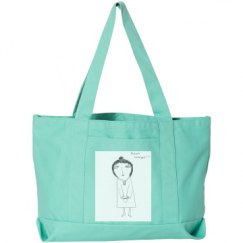 Seaside Cotton Canvas Pigment-Dyed Boat Tote Bag