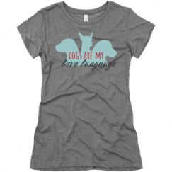 Ladies Slim Fit Super Soft Triblend Tee