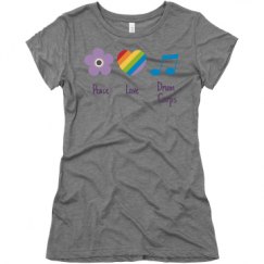 Ladies Slim Fit Super Soft Triblend Tee