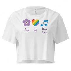 Ladies Festival Cali Crop Top Tee