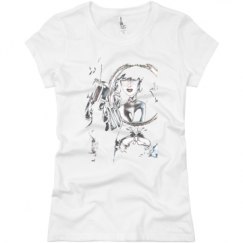 Ladies Slim Fit Basic Promo Jersey Tee