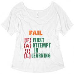 Ladies Flowy Slouchy Tee