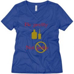 Ladies Relaxed Fit V-Neck Tee