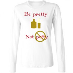 Ladies Relaxed Fit Basic Long Sleeve Tee