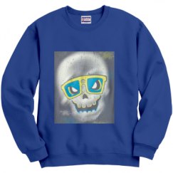 Unisex Film and Foil Crewneck Sweatshirt