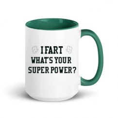 15oz Ceramic Mug with Color Inside