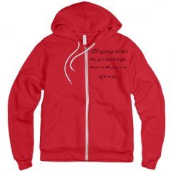 Unisex Fleece Full Zip Midweight Hoodie