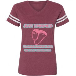 Ladies Relaxed Fit Vintage Sports Tee