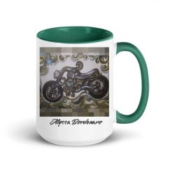 15oz Ceramic Mug with Color Inside