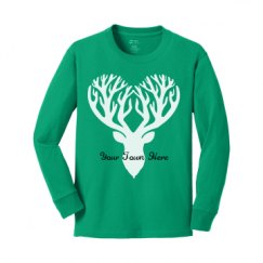 Youth Midweight Cotton Long Sleeve Tee