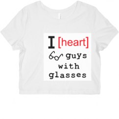 Ladies Slim Fit Crop Top Tee