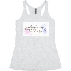 Ladies Slim Fit Super Soft Racerback Triblend Tank