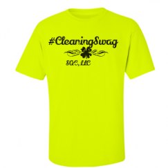 Unisex Ultra Cotton Safety Neon Crewneck Tee