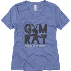 Ladies Relaxed Fit Super Soft Triblend V-Neck Tee