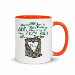 11oz Ceramic Mug with Color Inside