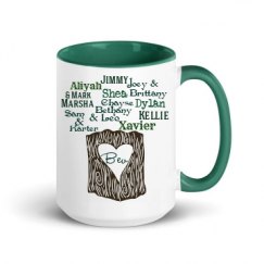 15oz Ceramic Mug with Color Inside