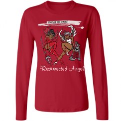 Ladies Relaxed Fit Basic Long Sleeve Tee