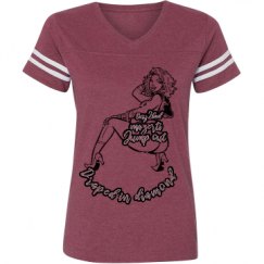 Ladies Relaxed Fit Vintage Sports Tee