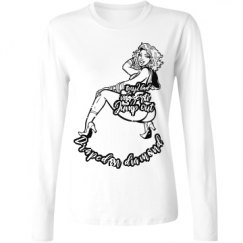 Ladies Relaxed Fit Basic Long Sleeve Tee