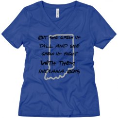 Ladies Relaxed Fit V-Neck Tee