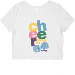 Ladies Slim Fit Crop Top Tee