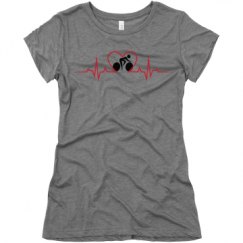Ladies Slim Fit Super Soft Triblend Tee