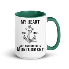 15oz Ceramic Mug with Color Inside