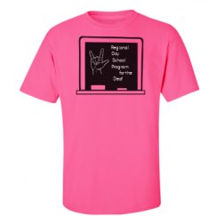 Unisex Ultra Cotton Safety Neon Crewneck Tee