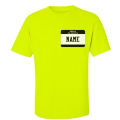 Unisex Ultra Cotton Safety Neon Crewneck Tee