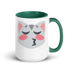 15oz Ceramic Mug with Color Inside