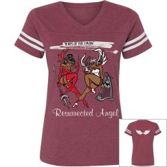 Dark Red Resurrected Angel Sport T