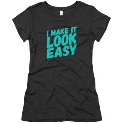 Ladies Slim Fit Super Soft Triblend Tee