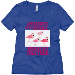 Ladies Relaxed Fit V-Neck Tee