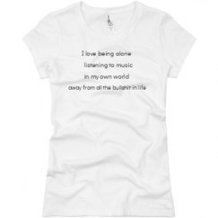 Ladies Slim Fit Basic Promo Jersey Tee