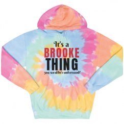 Unisex Tie-Dye Fleece Hoodie