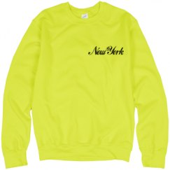 Unisex Neon Crewneck Sweatshirt