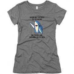 Ladies Slim Fit Super Soft Triblend Tee