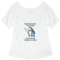 Ladies Flowy Slouchy Tee